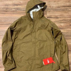 SOLD Mens North Face Venture 2 Rain Jacket Khaki L